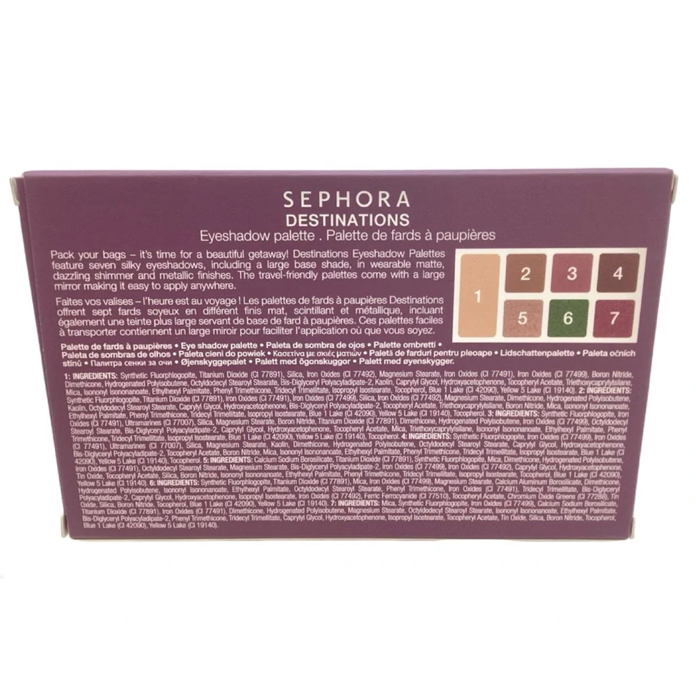 Sephora Destination Eye Palette, (Southern Charm) (NWT)